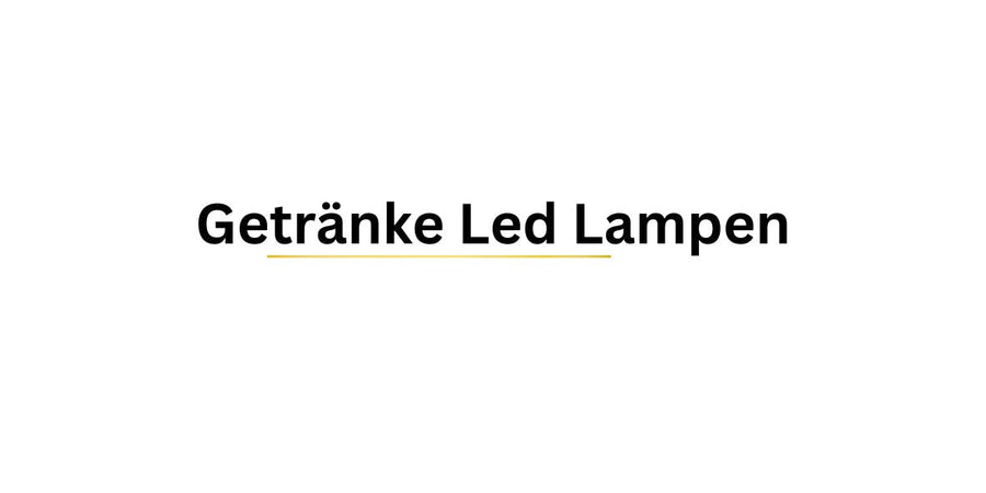 Getränke Led Lampen