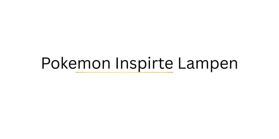 Pokemon Inspirte Lampen
