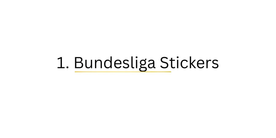 1. Bundesliga Stickers