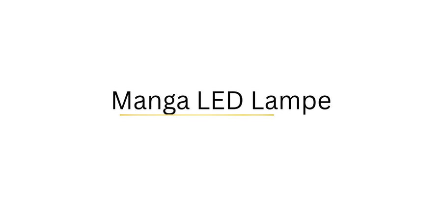 Manga LED Lampe