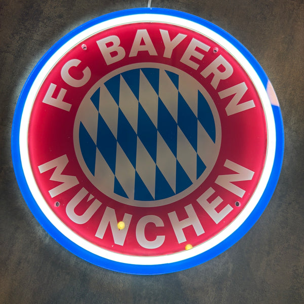 FC Bayern München LED Lampe Plexiglas
