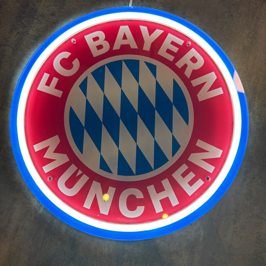 FC Bayern München LED Lampe Plexiglas
