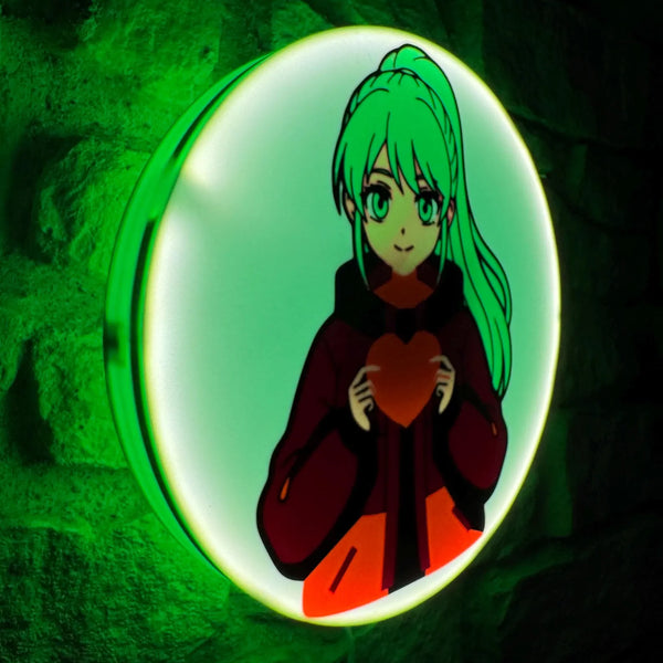 Manga Mit Herz LED Lampe