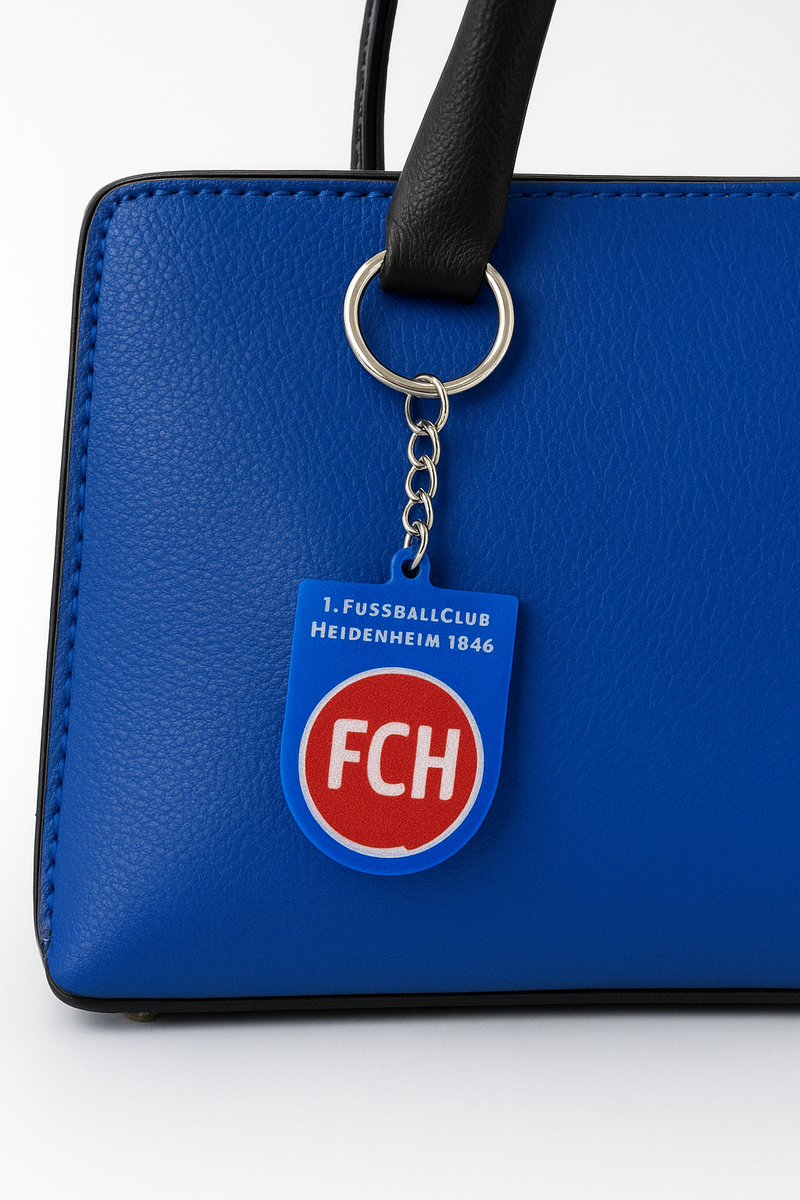 D-gedruckter 1. FC Heidenheim Schlüsselanhänger als Geschenkidee für Fußballfans
