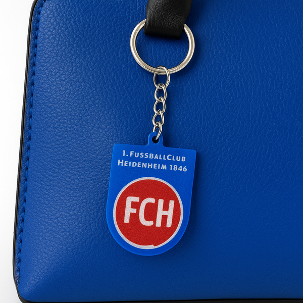 D-gedruckter 1. FC Heidenheim Schlüsselanhänger als Geschenkidee für Fußballfans