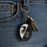 3D-gedruckter SC Freiburg Schlüsselanhänger