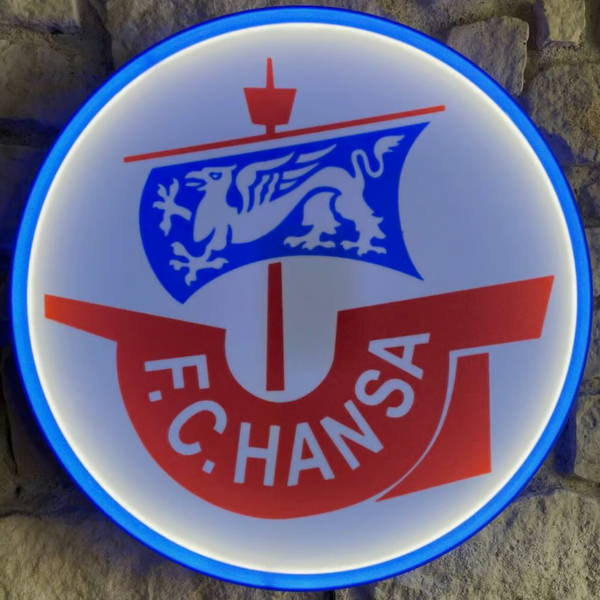 Hansa Rostock LED Lampe