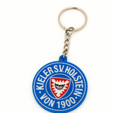 Holstein Kiel Schlüsselanhänger auf Tisch mit Autoschlüssel platziert
Stylisches Accessoire für Fans des Kieler Fußballvereins – alltagstauglich und langlebig