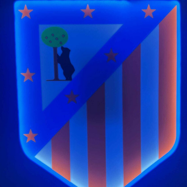 Atlético Madrid LED Lampe