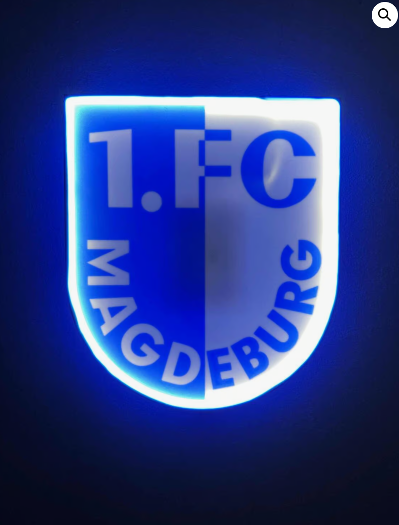 1. FC Magdeburg LED Lampe