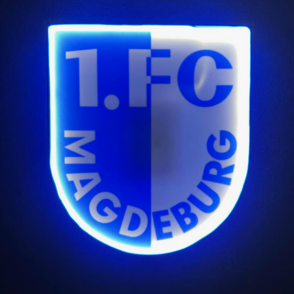 1. FC Magdeburg LED Lampe
