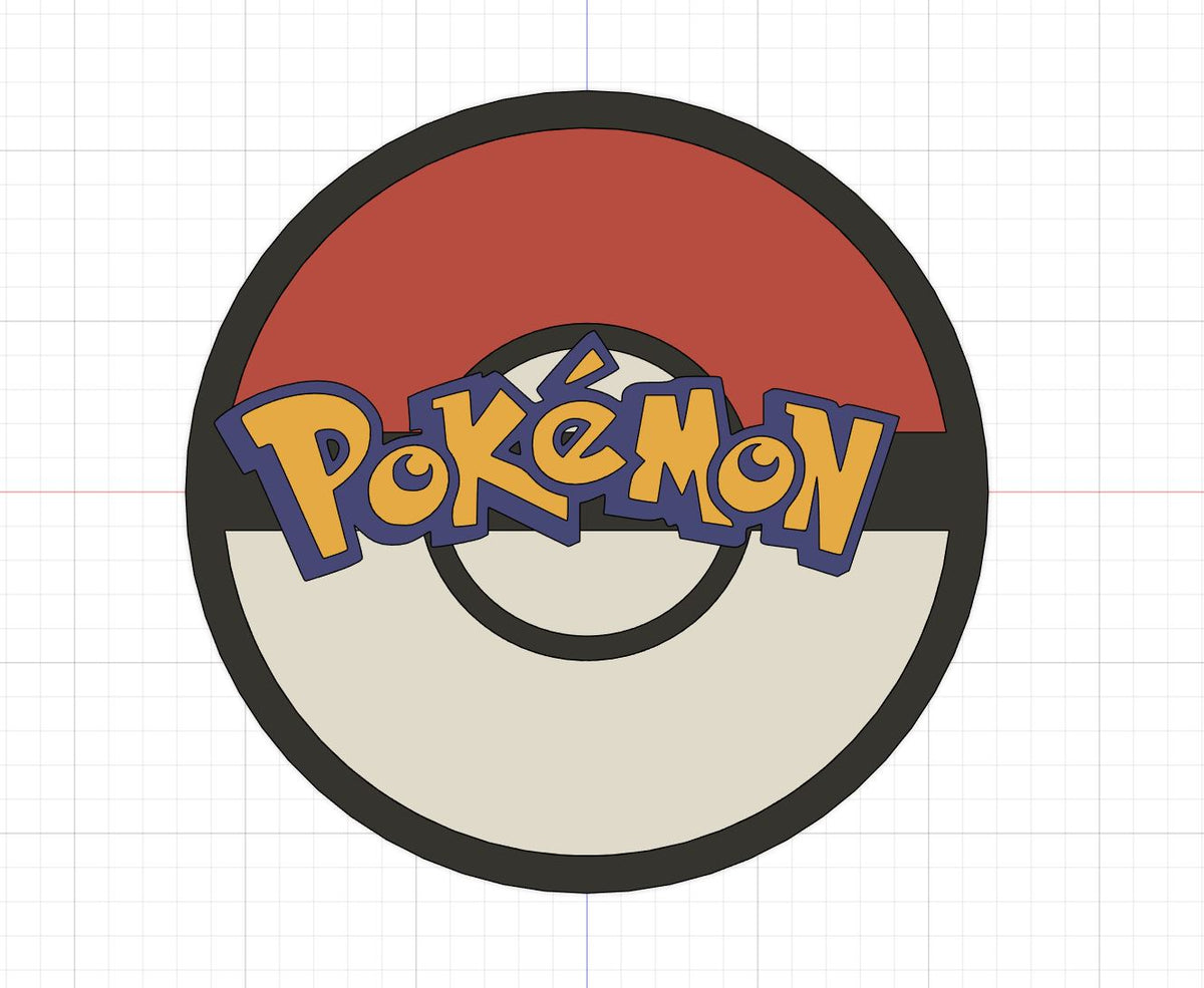 Pokémon LED Schriftzug Lampe