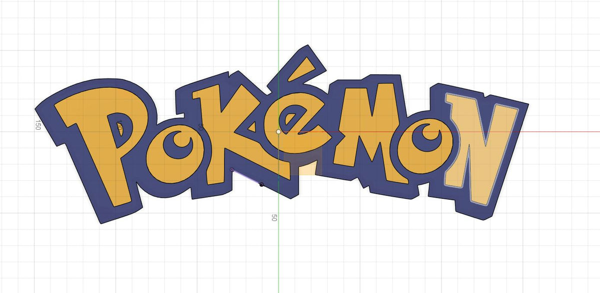 Pokémon LED Schriftzug
