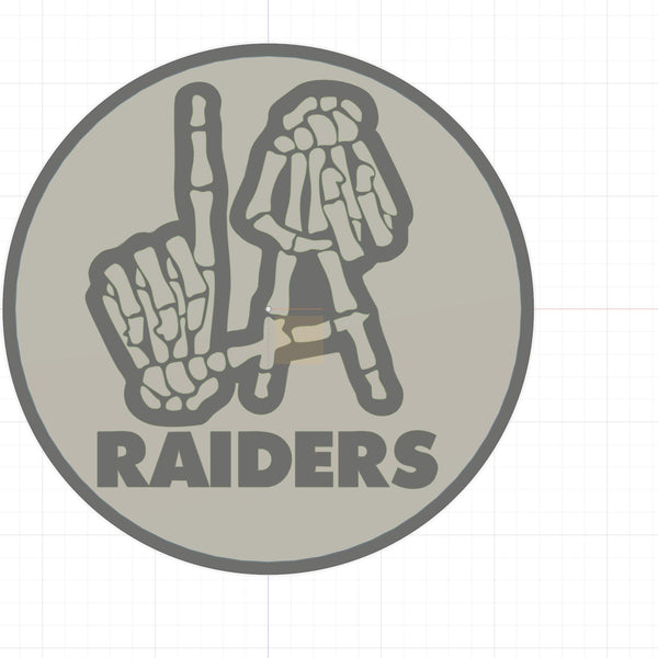Football-LED-Lampe im Raiders-Stil