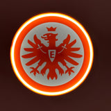 „Leuchtelement in SGE-Farben Schwarz, Rot und Weiß für Wohn- oder Fanbereich.“