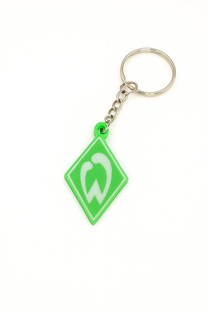 Werder Bremen Schlüsselanhängers mit feiner 3D-Druckstruktur