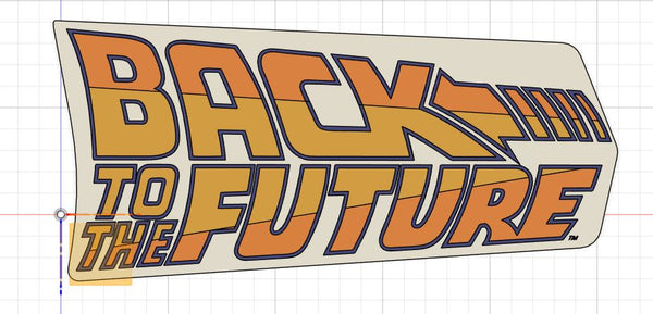 Back to the Future Lampe